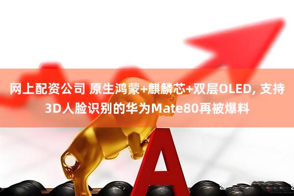 网上配资公司 原生鸿蒙+麒麟芯+双层OLED, 支持3D人脸识别的华为Mate80再被爆料